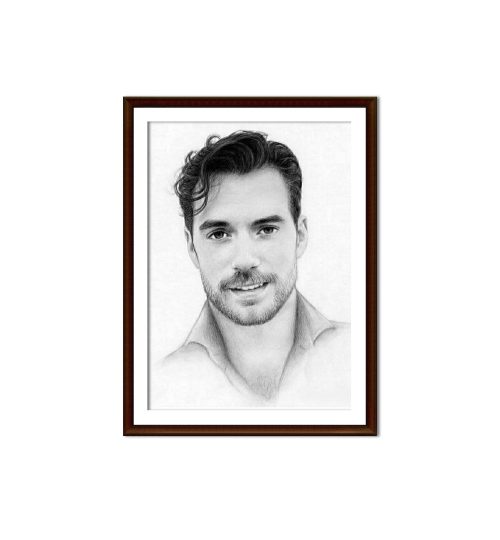 Men Sketch Gift with Frame